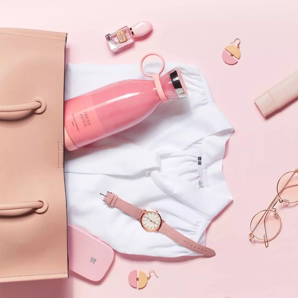 Portable Hand-Held Bootle Fruit Blender USB